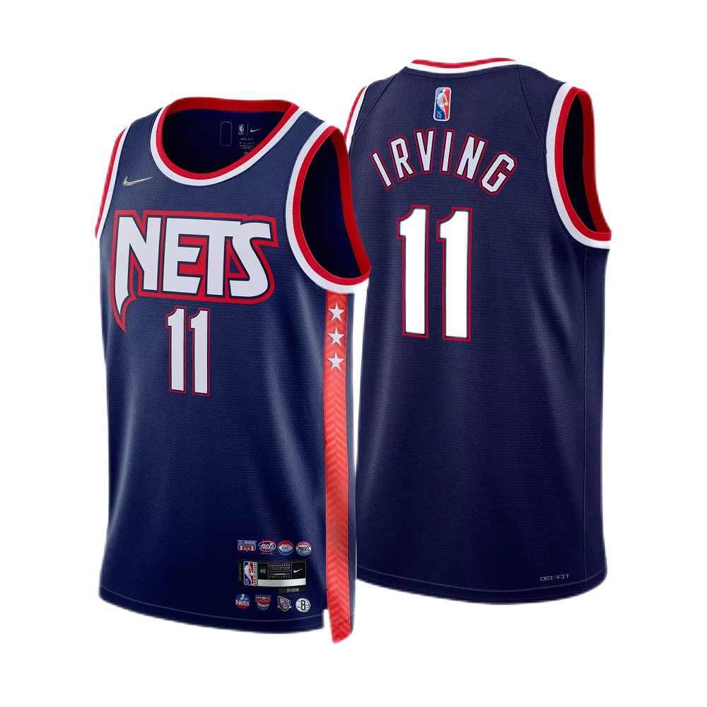 Men's Brooklyn Nets Kyrie Irving #11 Navy 2021/22 Swingman Jersey - City Edition-Pro Kit Vault | Brand New 26/27 Sports Jerseys